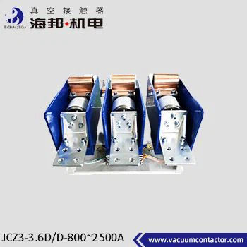 3.6kV 3相真空コンタクター 中間電圧 AC 50 - 60Hz 電源システム
