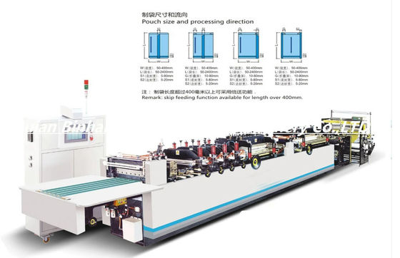 35KW フルオートマティック 3 サイド シーリング バッグ 製造 機械 PLC 制御 システム
